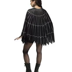 Spirit Halloween Adult Spider Web Poncho Costume -HALLOWEEN COSTUMES Sales Store 07262124 b