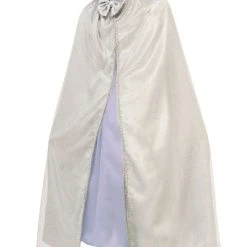 Spirit Halloween Kids Royal Silver Princess Cape
