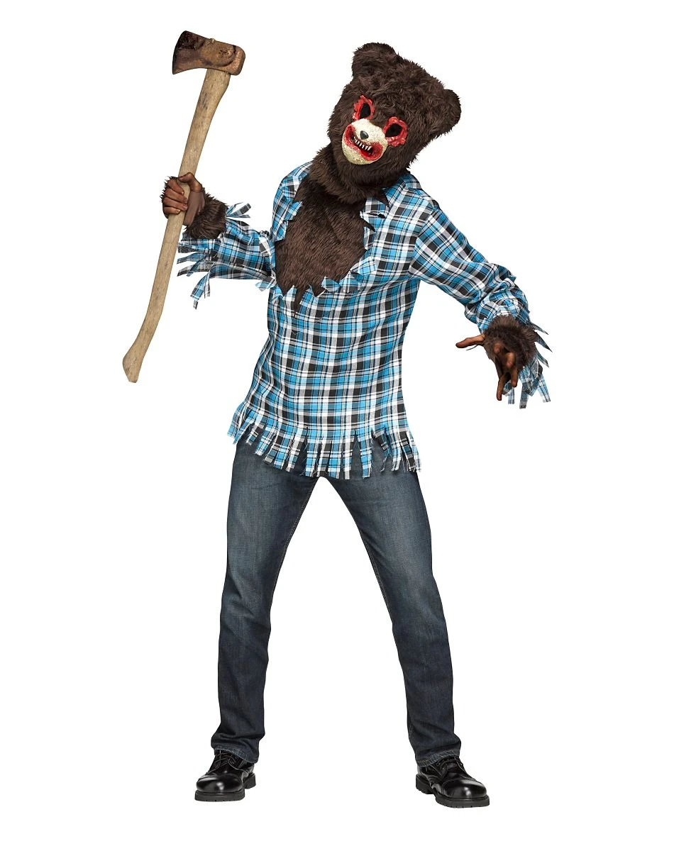 Spirit Halloween Adult Scary Teddy Bear Costume 3 Spirit Halloween Adult Scary Teddy Bear Costume