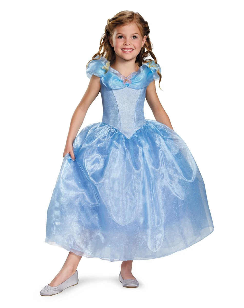 Spirit Halloween Kids Cinderella Costume Deluxe - Cinderella Movie 3 Spirit Halloween Kids Cinderella Costume Deluxe - Cinderella Movie