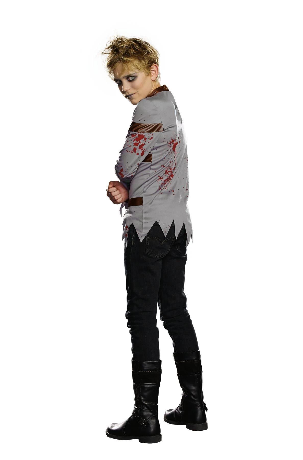 Spirit Halloween Kids Ghostly Gashed Costume 4 Spirit Halloween Kids Ghostly Gashed Costume - Image 2