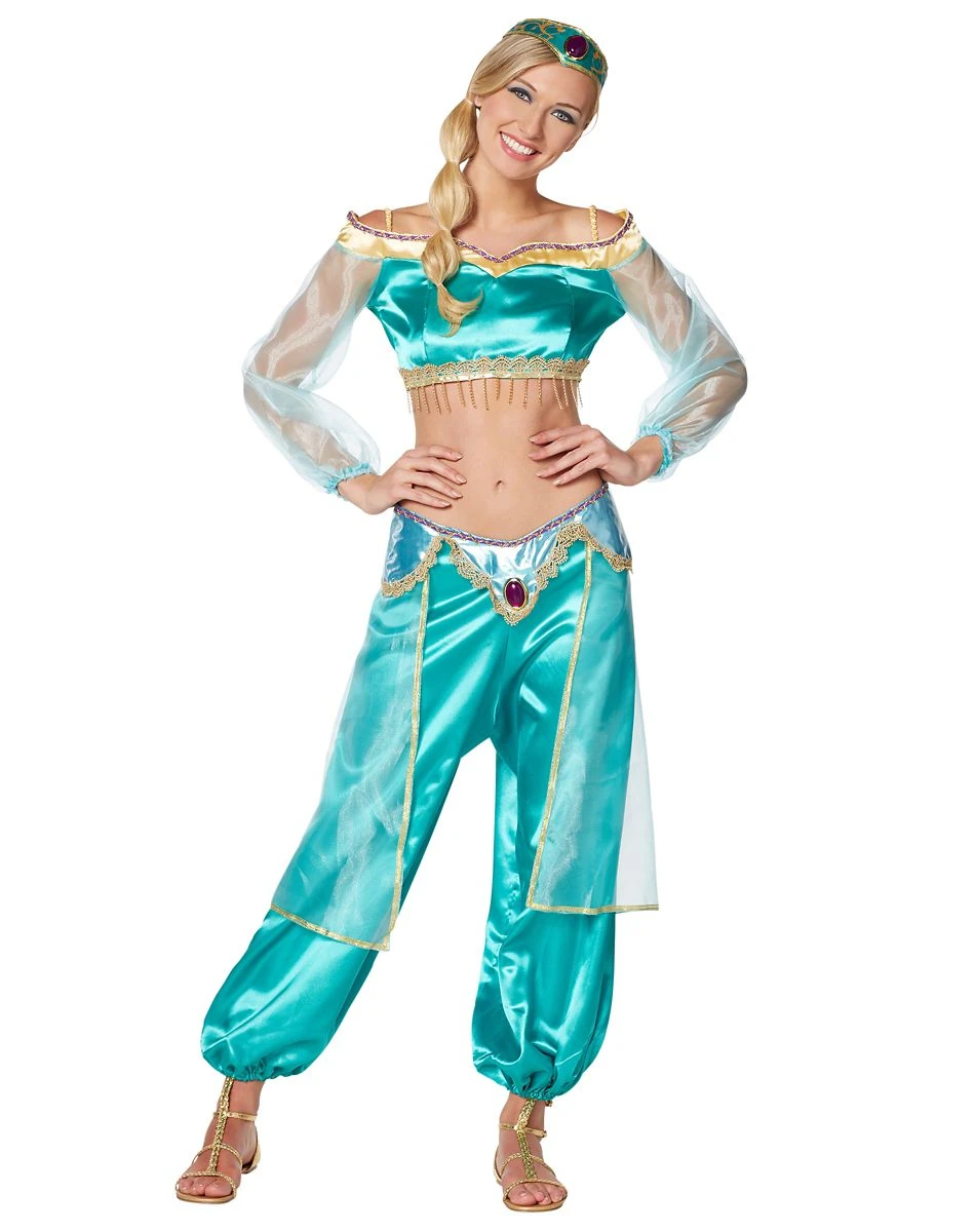 Spirit Halloween Adult Jasmine Costume Deluxe - Aladdin 3 Spirit Halloween Adult Jasmine Costume Deluxe - Aladdin