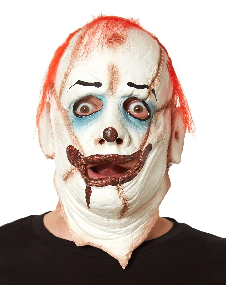 Spirit Halloween Skinner Clown Half Mask 3 Spirit Halloween Skinner Clown Half Mask