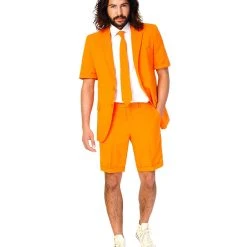Spirit Halloween Orange Summer Party Suit -HALLOWEEN COSTUMES Sales Store 07385305 b