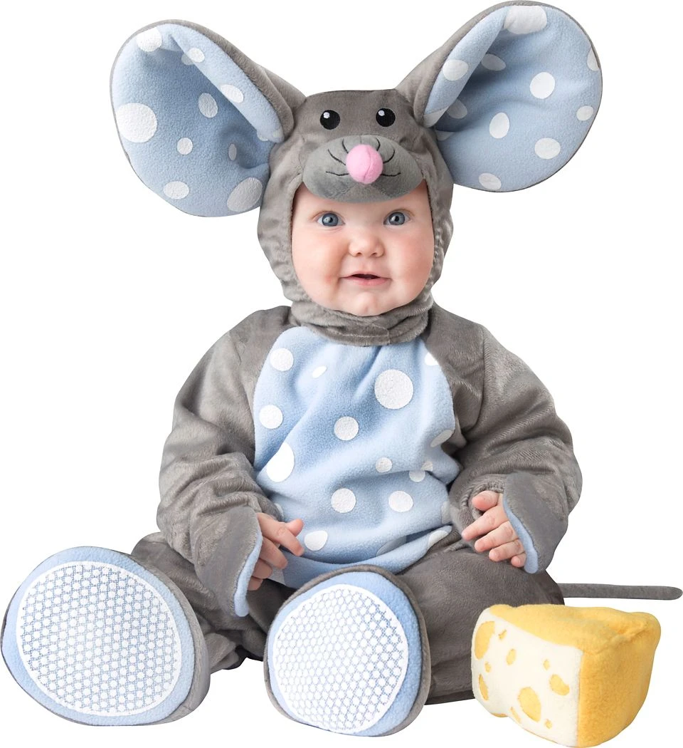 Spirit Halloween Baby Lil Mouse One Piece Costume 4 Spirit Halloween Baby Lil Mouse One Piece Costume - Image 2
