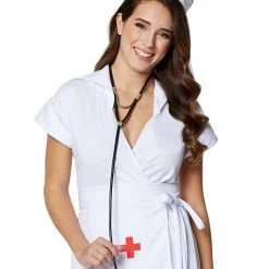 Spirit Halloween Adult Fashion Nurse Costume -HALLOWEEN COSTUMES Sales Store 07398837 c