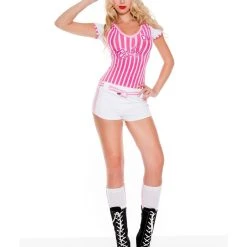 Spirit Halloween Adult Miss Curve Baseball Costume