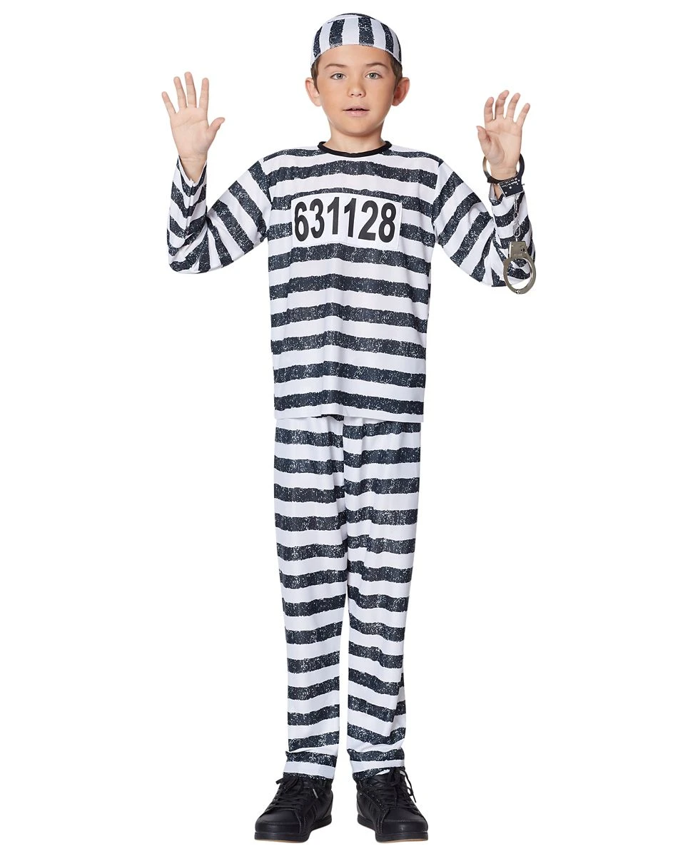 Spirit Halloween Kids Jailbird Costume 3 Spirit Halloween Kids Jailbird Costume