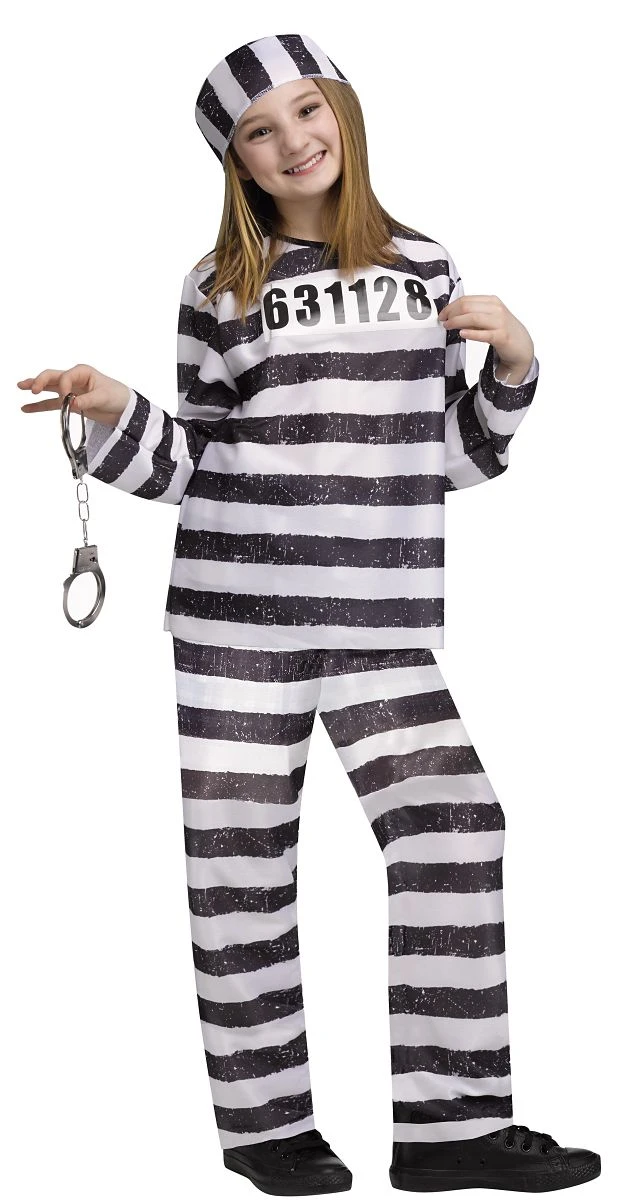 Spirit Halloween Kids Jailbird Costume 5 Spirit Halloween Kids Jailbird Costume - Image 3