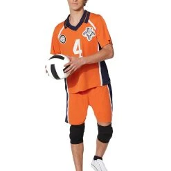 Spirit Halloween Adult Orange Volleyball Uniform Costume -HALLOWEEN COSTUMES Sales Store 07423783 c