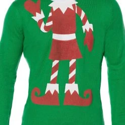 Spirit Halloween Adult Elf Ugly Christmas Sweater -HALLOWEEN COSTUMES Sales Store 07440746 d