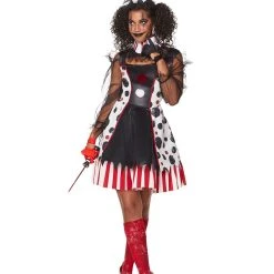 Spirit Halloween Adult Twisted Clown Costume -HALLOWEEN COSTUMES Sales Store 07467277 c