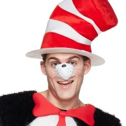 Spirit Halloween Adult Cat in the Hat Costume - Dr. Seuss -HALLOWEEN COSTUMES Sales Store 07470545 c