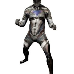 Spirit Halloween Adult Black Ranger Skin Suit Costume - Power Rangers