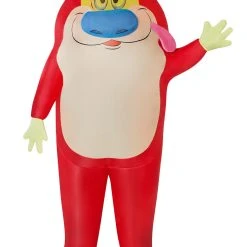 Spirit Halloween Adult Stimpy Inflatable Costume - The Ren and Stimpy Show