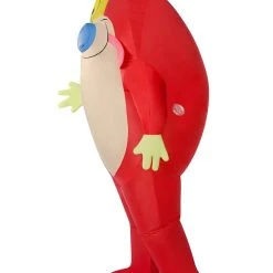Spirit Halloween Adult Stimpy Inflatable Costume - The Ren and Stimpy Show -HALLOWEEN COSTUMES Sales Store 07475684 c