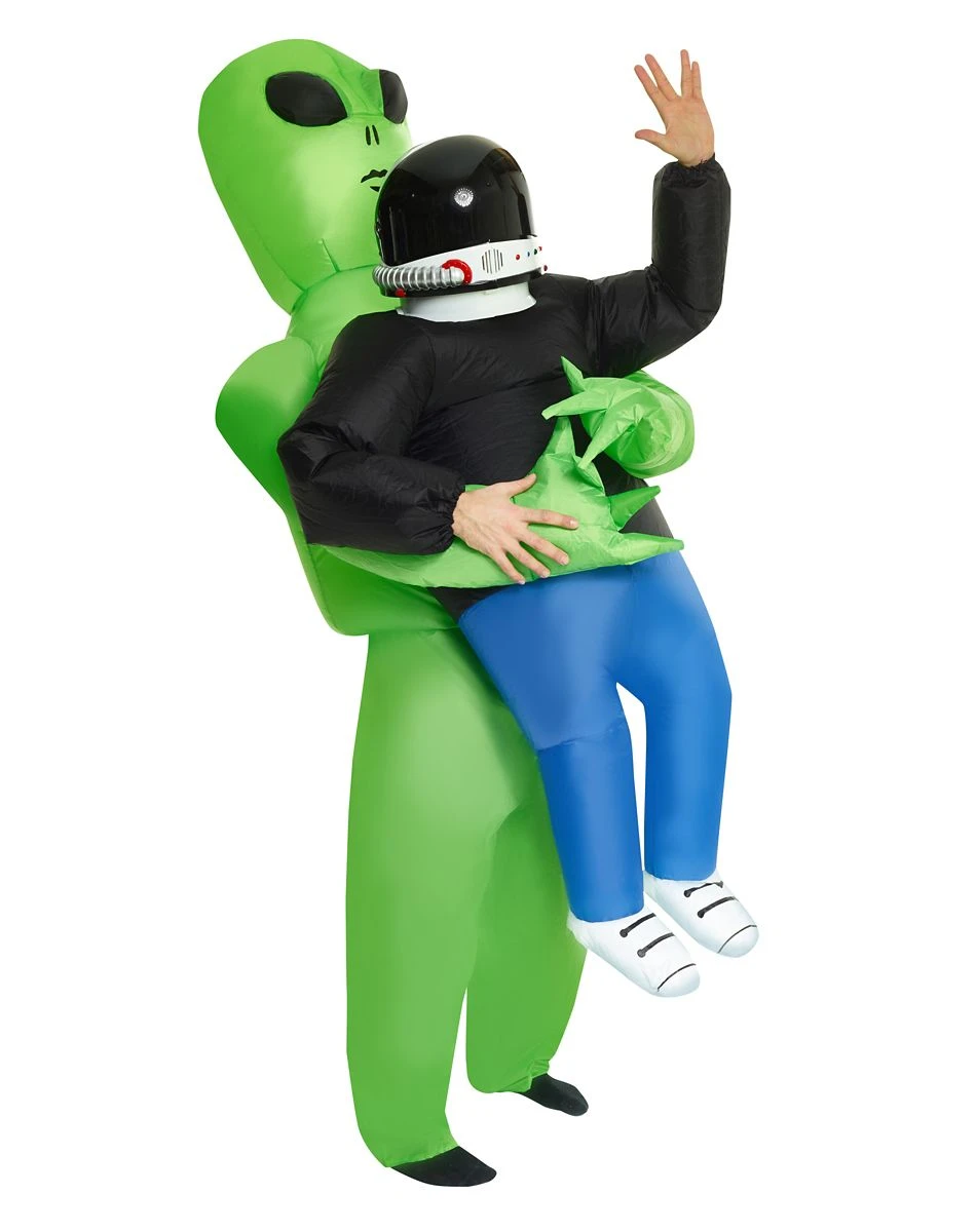 Spirit Halloween Adult Alien Pick Me Up Inflatable Costume 4 Spirit Halloween Adult Alien Pick Me Up Inflatable Costume - Image 2