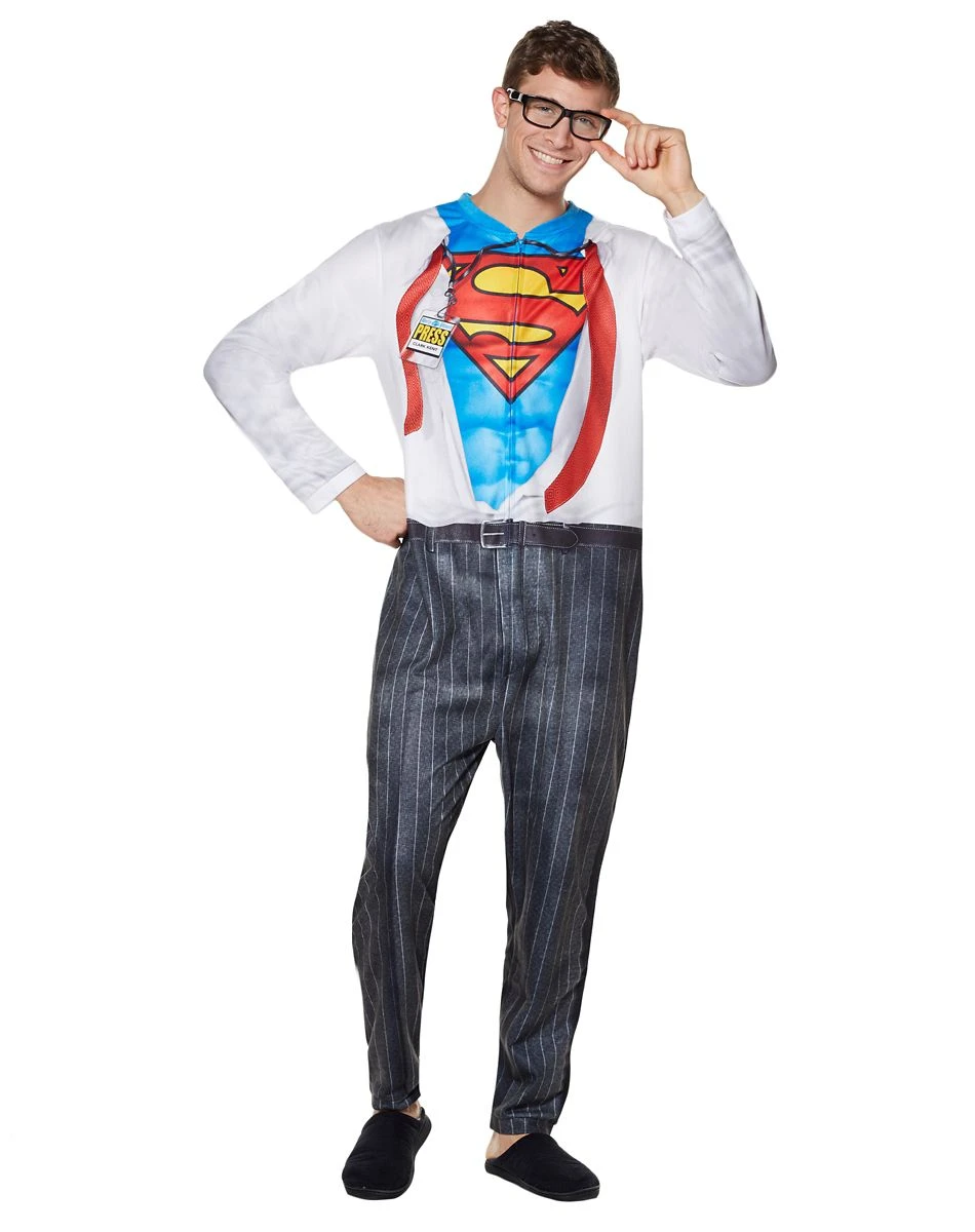 Spirit Halloween Clark Kent Union Suit - DC Comics 3 Spirit Halloween Clark Kent Union Suit - DC Comics