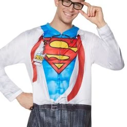 Spirit Halloween Clark Kent Union Suit - DC Comics 8 Spirit Halloween Clark Kent Union Suit - DC Comics -HALLOWEEN COSTUMES Sales Store 07494321 c