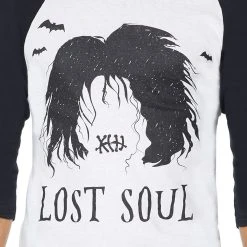 Spirit Halloween Lost Soul Billy Butcherson Raglan T Shirt - Hocus Pocus -HALLOWEEN COSTUMES Sales Store 07505092 c