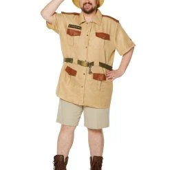 Spirit Halloween Adult Men's Zookeeper Costume -HALLOWEEN COSTUMES Sales Store 07518293 e
