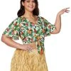 Spirit Halloween Plus Size Luau Shirt -HALLOWEEN COSTUMES Sales Store 07521446 a