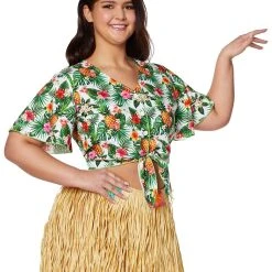 Spirit Halloween Plus Size Luau Shirt
