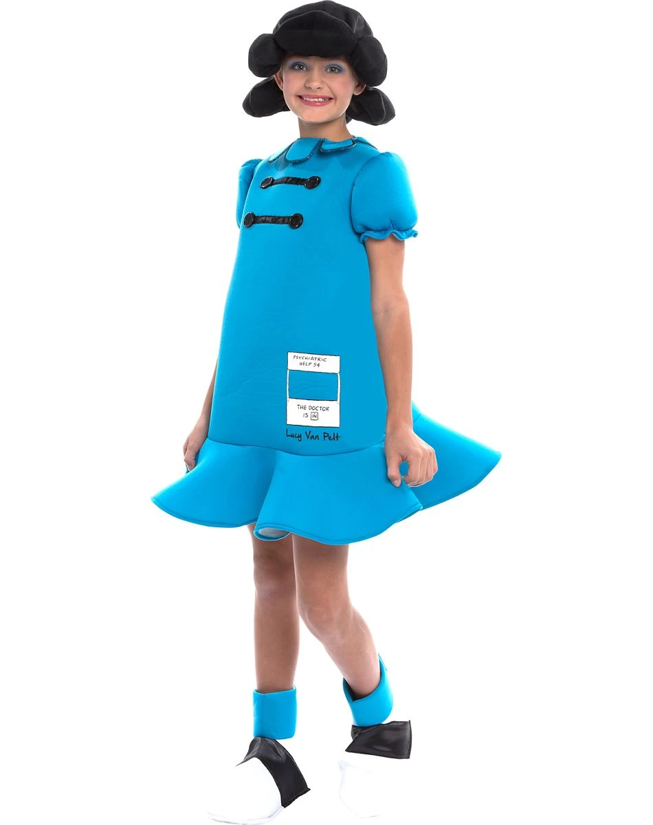 Spirit Halloween Kids Lucy Deluxe Costume - Peanuts 3 Spirit Halloween Kids Lucy Deluxe Costume - Peanuts