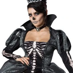 Spirit Halloween Adult Skeleton Queen Costume - The Signature Collection -HALLOWEEN COSTUMES Sales Store 07530579 c