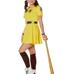 Spirit Halloween Adult Racine Belles Costume - A League of Their Own -HALLOWEEN COSTUMES Sales Store 07554496 c