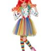 Spirit Halloween Kids Rainbow Clown Costume -HALLOWEEN COSTUMES Sales Store 07555527 a