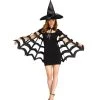 Spirit Halloween Adult Spider Web Capelet Poncho -HALLOWEEN COSTUMES Sales Store 07577679 a