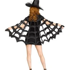 Spirit Halloween Adult Spider Web Capelet Poncho -HALLOWEEN COSTUMES Sales Store 07577679 b