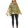 Spirit Halloween Adult Bumble Bee Poncho -HALLOWEEN COSTUMES Sales Store 07577745 a