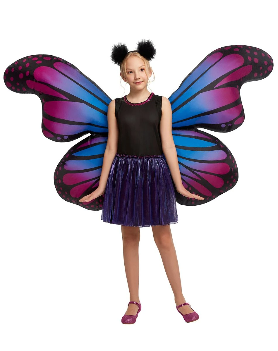 Spirit Halloween Kids Butterfly Costume With Light-Up Inflatable Wings 3 Spirit Halloween Kids Butterfly Costume With Light-Up Inflatable Wings