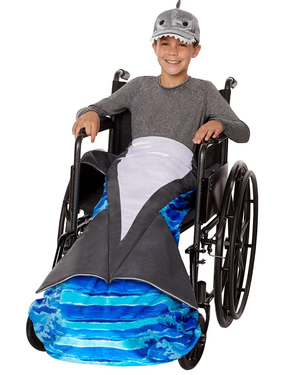 Spirit Halloween Kids Shark Wheelchair Costume 3 Spirit Halloween Kids Shark Wheelchair Costume