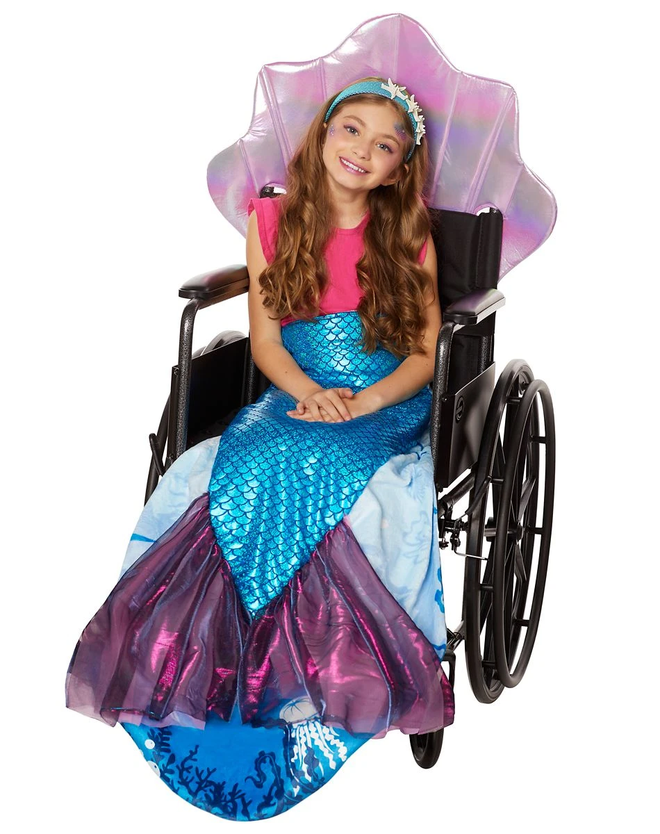 Spirit Halloween Kids Mermaid Wheelchair Costume 3 Spirit Halloween Kids Mermaid Wheelchair Costume
