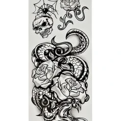 Spirit Halloween Multi-Pack Punk Tattoos - 6 Count -HALLOWEEN COSTUMES Sales Store 07595838 c