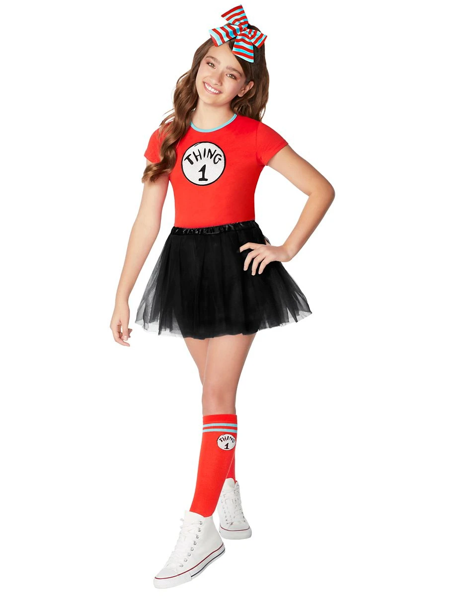 Spirit Halloween Kids Thing 1 and Thing 2 Costume Kit – Dr. Seuss 3 Spirit Halloween Kids Thing 1 and Thing 2 Costume Kit – Dr. Seuss