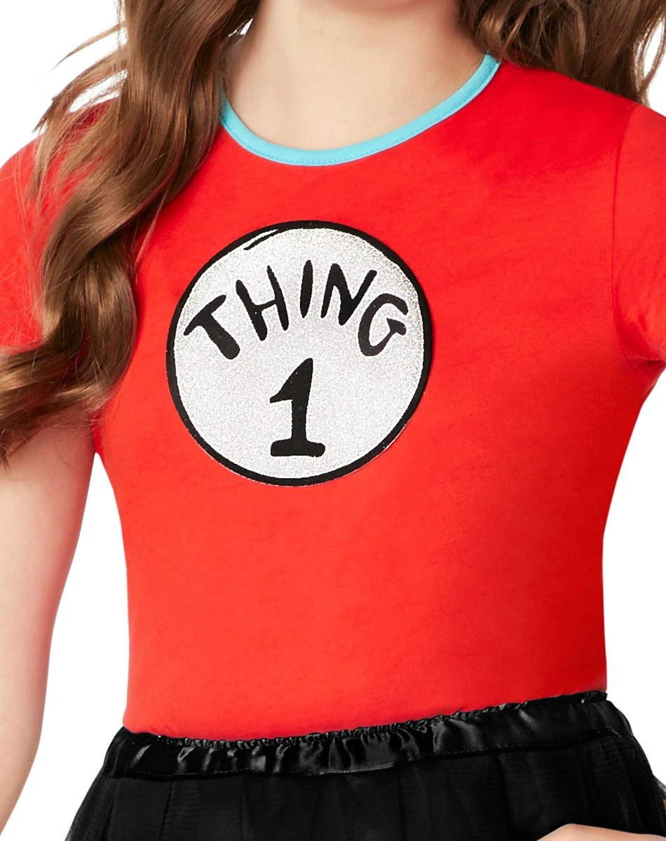 Spirit Halloween Kids Thing 1 and Thing 2 Costume Kit – Dr. Seuss 5 Spirit Halloween Kids Thing 1 and Thing 2 Costume Kit – Dr. Seuss - Image 3