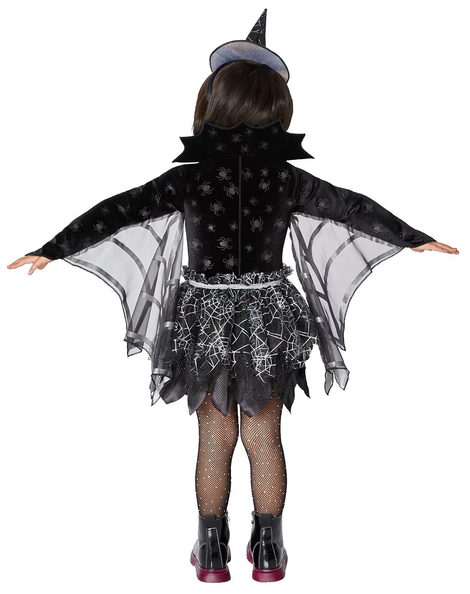Spirit Halloween Toddler Spider Web Witch Costume 4 Spirit Halloween Toddler Spider Web Witch Costume - Image 2