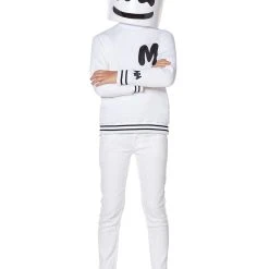 Spirit Halloween Adult Marshmello Costume Kit