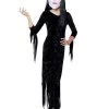 Spirit Halloween Kids Morticia Addams Costume - The Addams Family 2 -HALLOWEEN COSTUMES Sales Store 07623002 a