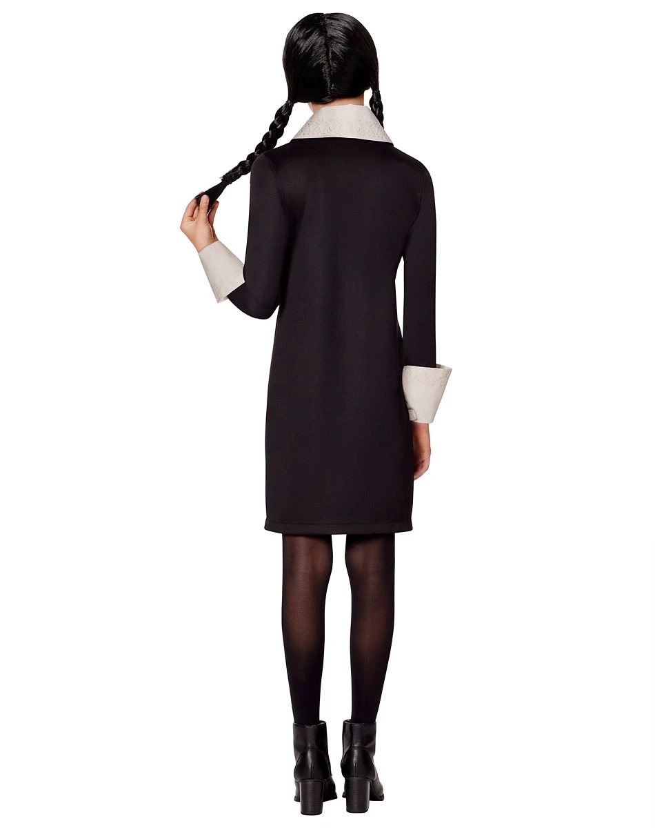 Spirit Halloween Kids Wednesday Addams Costume - The Addams Family 2 4 Spirit Halloween Kids Wednesday Addams Costume - The Addams Family 2 - Image 2