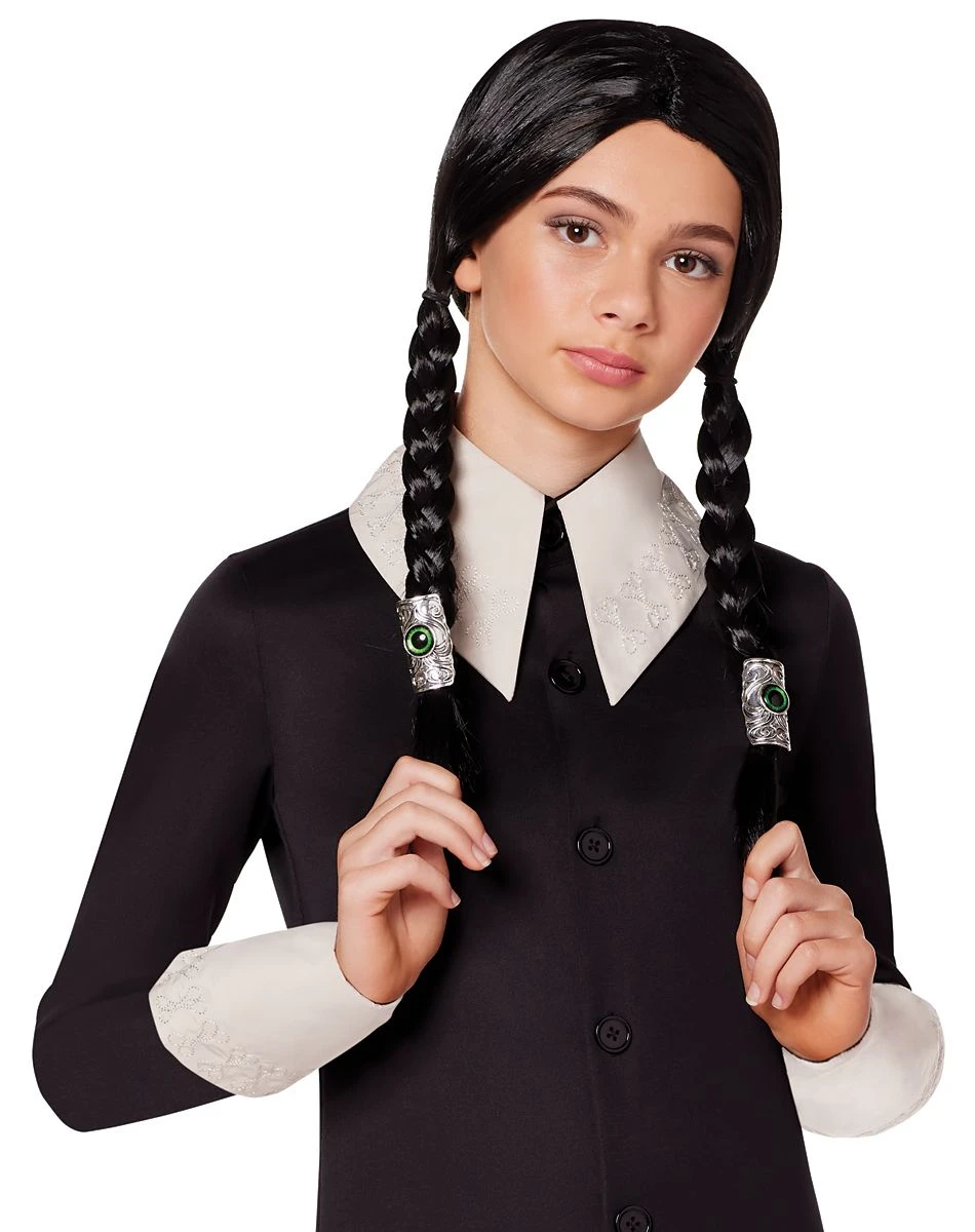Spirit Halloween Kids Wednesday Addams Costume - The Addams Family 2 5 Spirit Halloween Kids Wednesday Addams Costume - The Addams Family 2 - Image 3