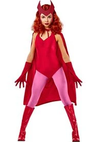 Spirit Halloween Adult Scarlet Witch Costume - WandaVision 3 Spirit Halloween Adult Scarlet Witch Costume - WandaVision