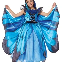 Spirit Halloween Kids Blue Butterfly Dress Costume - The Signature Collection -HALLOWEEN COSTUMES Sales Store 07648769 b