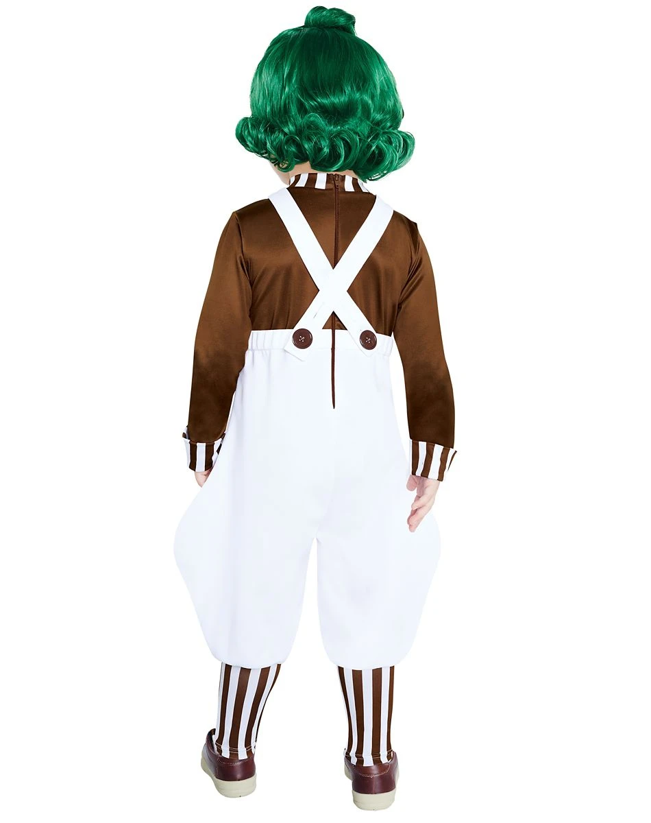 Spirit Halloween Toddler Oompa Loompa Costume - Willy Wonka and the Chocolate Factory 4 Spirit Halloween Toddler Oompa Loompa Costume - Willy Wonka and the Chocolate Factory - Image 2