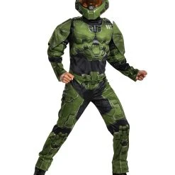 Spirit Halloween Kids Master Chief Muscle Costume - Halo Infinite