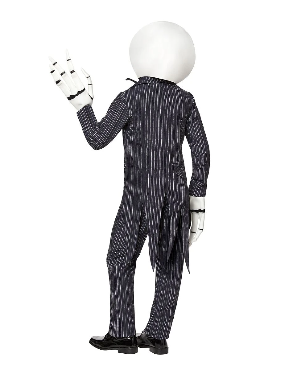 Spirit Halloween Kids Jack Skellington Costume The Signature Collection - The Nightmare Before Christmas 4 Spirit Halloween Kids Jack Skellington Costume The Signature Collection - The Nightmare Before Christmas - Image 2